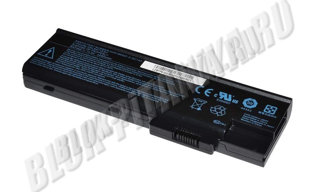 Аккумулятор 4UR18650F-2-QC140 для ноутбуков Acer TravelMate 4672, Aspire 1411, Aspire 1410